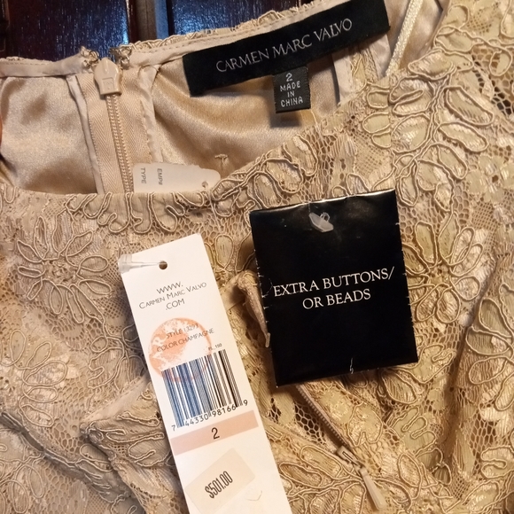 BRAND NEW W/TAGS! Carmen marc valvo dress - Picture 7 of 8